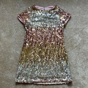 EUC sugar & jade sequin dress; girls small